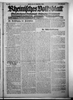 Rheinisches Volksblatt