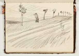 Allee mit Figur