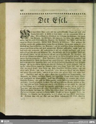 Der Esel