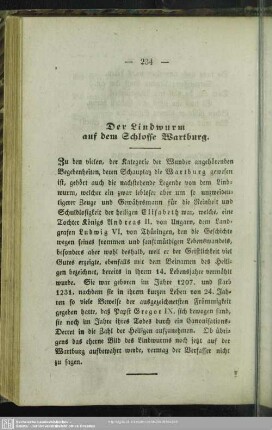 Der Lindwurm auf dem Schlosse Wartburg