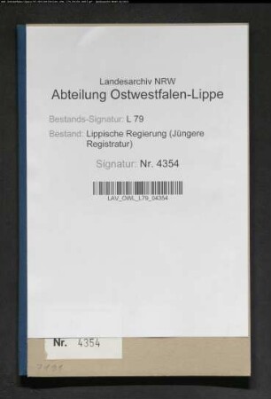 Berechtigungen des abteilichen Guts zu Lüdenhausen an den Gemeinheiten der Bauerschaften Göstrup und Lüdenhausen