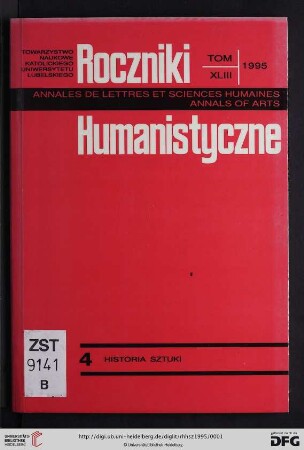 43: Roczniki Humanistyczne: Historia Sztuki = History of art = Histoire de l'art