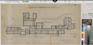 Arnsberg, Bezirksregierung, Regierungsgebäude, Schlosstr. 14, Kellergeschoss, Grundriss