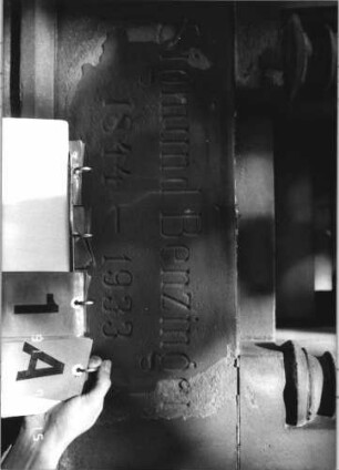 Grabstein 1 [Hahn S. 42]: Grabstein 1A [Hahn S. 42]