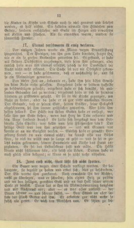 18. Irret euch nicht, Gott läßt sich nicht spotten