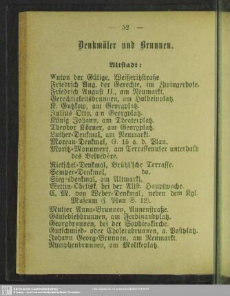 Denkmäler und Brunnen
