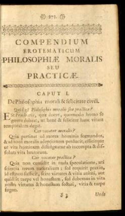 Caput I. - Caput XXIV.
