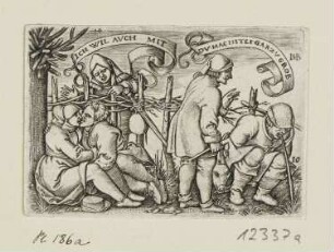 Bauern hinter der Hecke, Blatt 10 der Folge "Bauernfest oder die zwölf Monate"