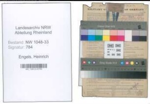 Entnazifizierung Heinrich Engels , geb. 05.06.1906 (Arzt)