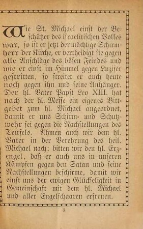 Die Verehrung des hl. Erzengels Michael