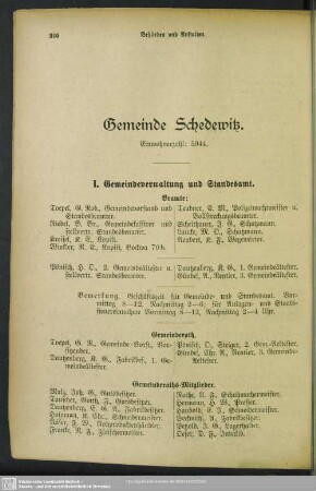Gemeinde Schedewitz