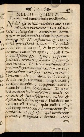 47-52, Praxis meditandi.