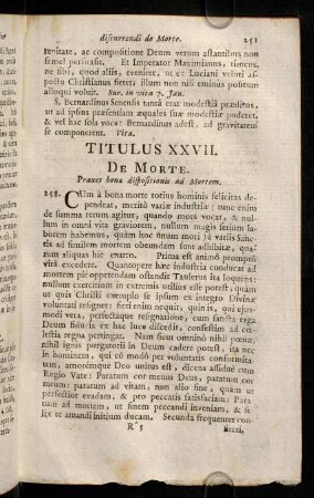 251-259, Titulus XXVII