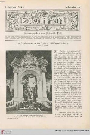Das Kunstgewerbe auf der Berliner Jubiläums-Ausstellung