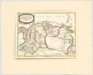 Terre Ferme : ou sont les Governations, ou Gouvernemens de Terre Ferme, Cartagene, Ste. Marthe, Rio De La Hache, Venezuela, Nouvelle Andalusie, Popayan, Nouveau Royme. de Grenade, &c. ; Avec Privilege du Roy pour vingt Ans