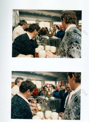 Verwaltungsgebäude Gehespitz, Grundsteinlegung und Richtfest, 18.04.1989