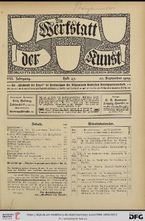 Heft 47 (20. September 1909)