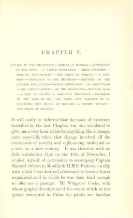 Chapter V. Voyage to the Philippines ...