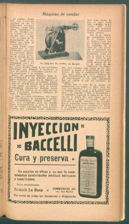 Máquina de sondar