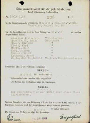Rief, Johann