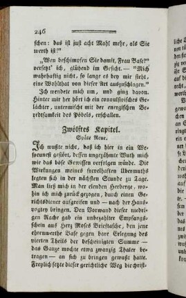Zwölftes Kapitel. Späte Reue.