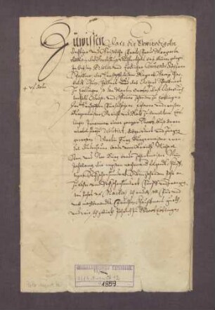 Das Kloster Lichtenthal verpachtet unter benannten Bedingungen der Stadt Ettlingen auf neun Jahre den großen und kleinen Zehnten zu Ettlingen