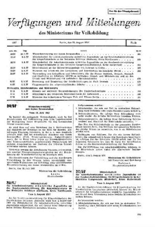 Winterbevorratung mit festen Brennstoffen : 34/57 vom 30. Juli 1957