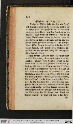 Siebentes Kapitel