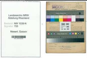 Entnazifizierung Goswin Niesert , geb. 07.08.1902 (Apotheker)