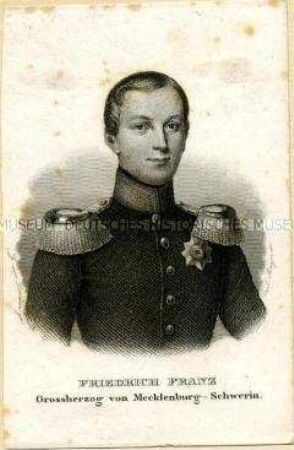 Porträt Friedrich Franz II., Großherzog von Mecklenburg-Schwerin