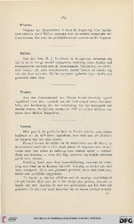 Rhenen - Smilde - Tholen - Voorst - Zalt-Bommel - Zutphen
