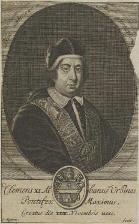 Bildnis von Papst Clemens XI.