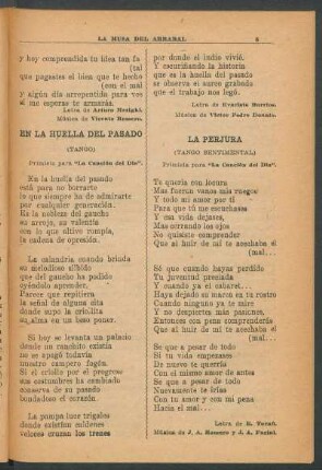 La perjura : (Tango sentimental)