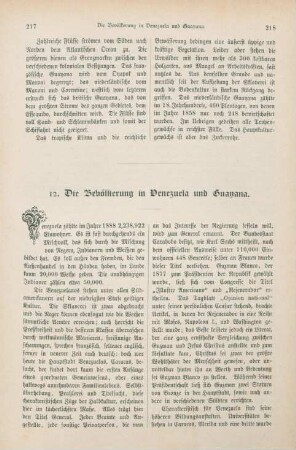 12. Die Bevölkerung von Venezuela und Guayana