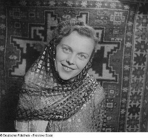 Porträt der Opernsängerin Elfriede Weidlich (1907-1994)