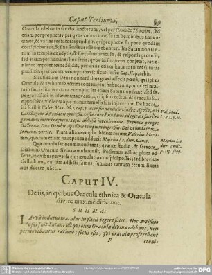 Caput IV. De iis, in quibus Oracula ethnica & Oracula divina maximè differunt