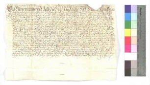 Bürgermeister und Rat der Stadt Gmünd verkaufen an ihren Ratsfreund Johann Philipp Köhler 3 Gulden 30 Kreuzer jährlichen Zins um 80 Gulden.