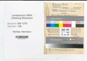Entnazifizierung Hermann Henkel , geb. 31.01.1896 (Lehrer)