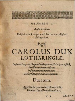 Fallacis fortunae et mortalitatis vivum exemplum