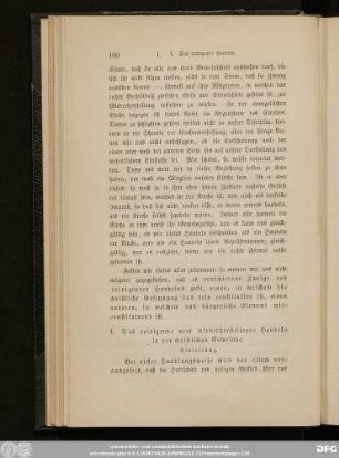 I. Das reinigende oder wiederherstellende Handeln in der christlichen Gemeinde.