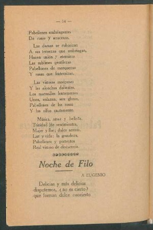Noche de filo