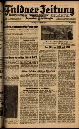Ausgabe vom Dienstag, den 14. Oktober 1941.