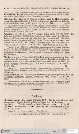 Nachtrag (Nr. 471 - 474)