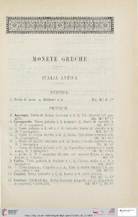 Monete greche (No. 1 - 109)