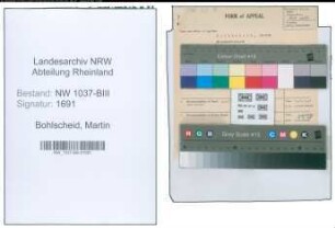 Entnazifizierung Martin Bohlscheid , geb. 10.06.1909 (Holzfuhrmann)