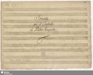 Sonatas - Mus.3065-T-2,22 : cemb : D