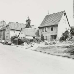 Jena-Wenigenjena, Dammstraße. Wohnhäuser. Straßenansicht