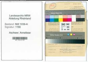 Entnazifizierung Anneliese Aschwer , geb. 09.07.1922 (Stenotypistin)