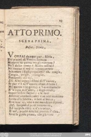 Atto Primo.