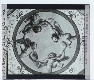 Mantua, Palazzo Ducale,Mantua, Palazzo Ducale, Galleria dei Mesi : Deckenfresko